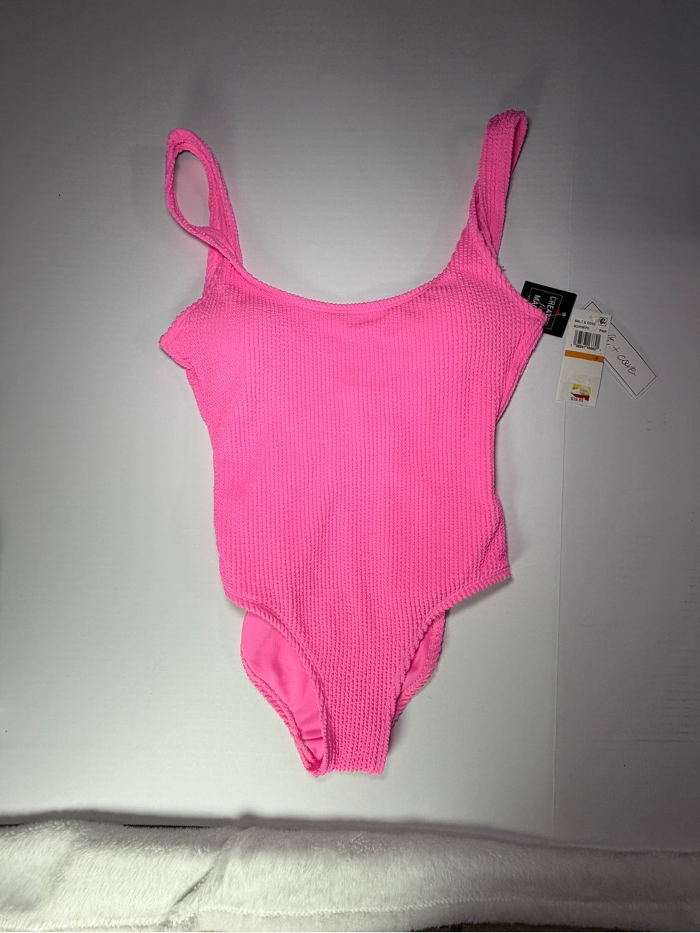 Salt + Cove Pink One-Piece Swimsuit